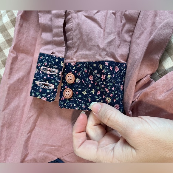 Vintage handmade patchwork button up. M - Picture 4 of 7